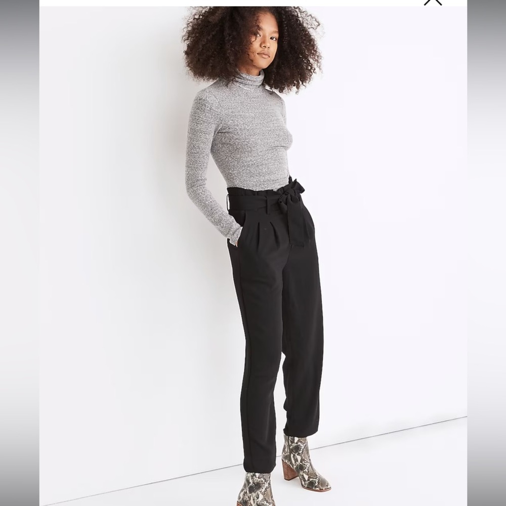 Madewell Drapey Paperbag Pants